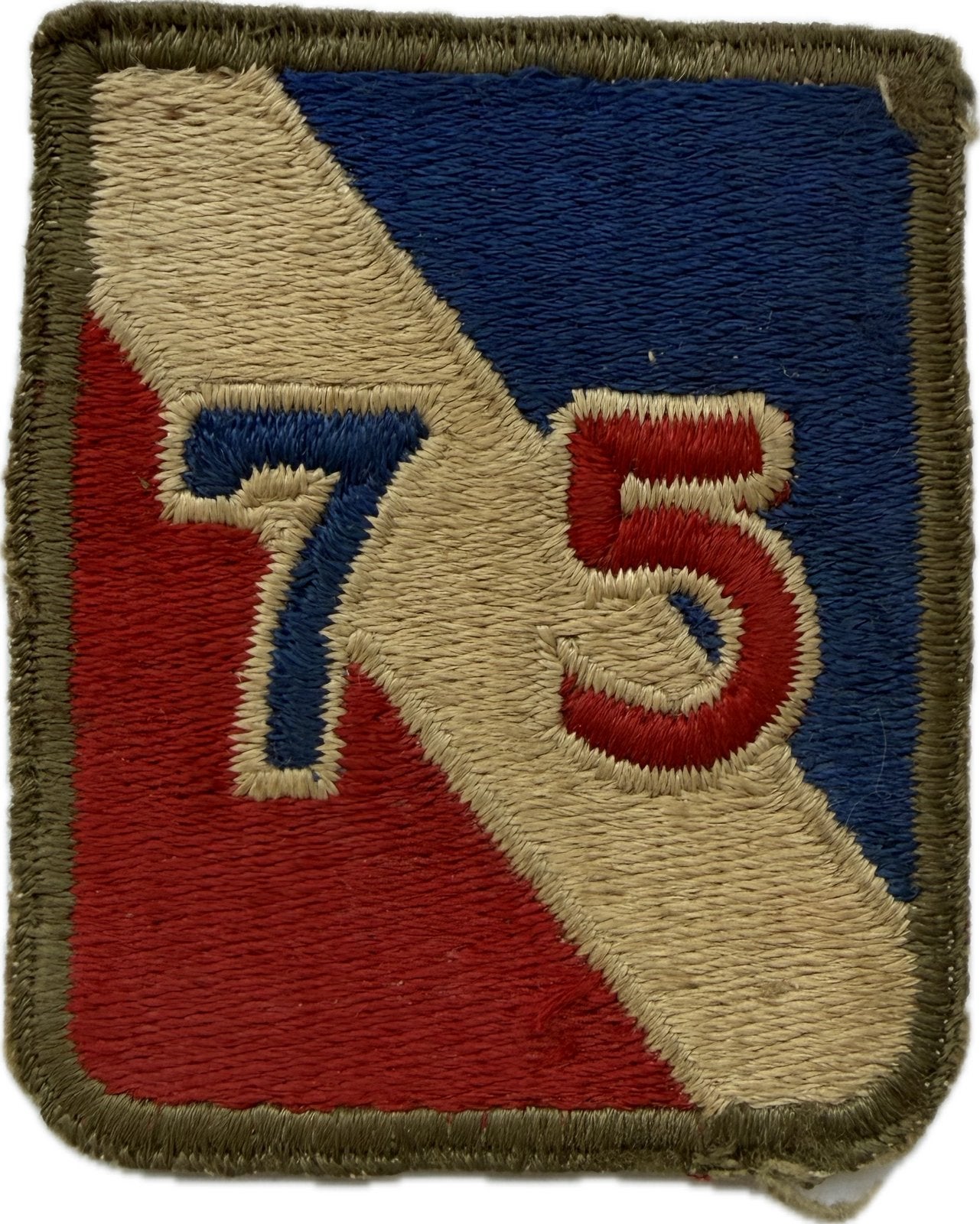 Patch US ww2 75th Infantry Division (3), Collections, Objets militaires | Seconde Guerre mondiale, Envoi