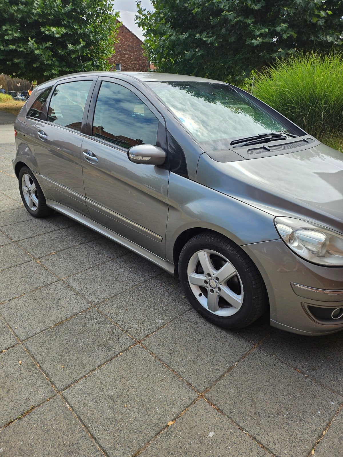 mercedes benz B200 benzine, Auto's, Zwart, 4 cilinders, 5 zetels, Particulier