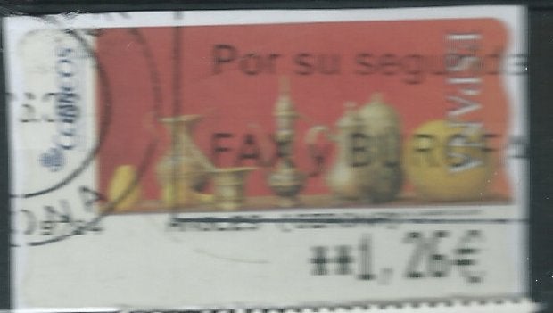 SPANJE, Verzenden, Gestempeld