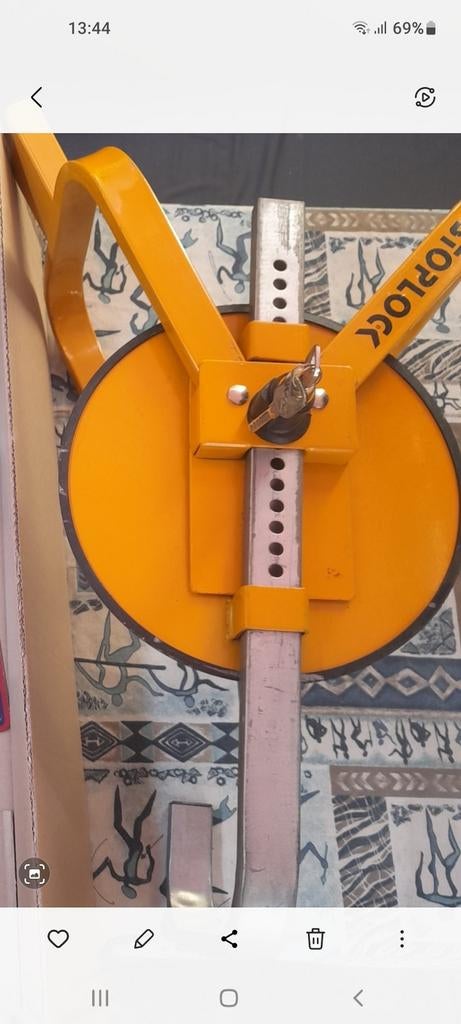 Pince de roue, Enlèvement