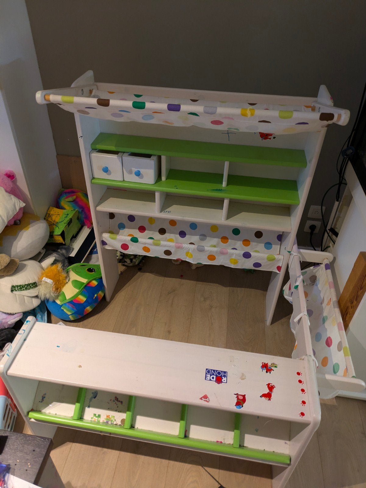 Houten winkeltje, Kinderen en Baby's, Speelgoed | Houten speelgoed, Ophalen, Gebruikt, Meubelstuk of Keukentje