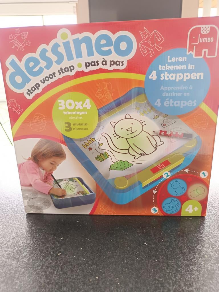 Dessineo stap voor stap, Ophalen