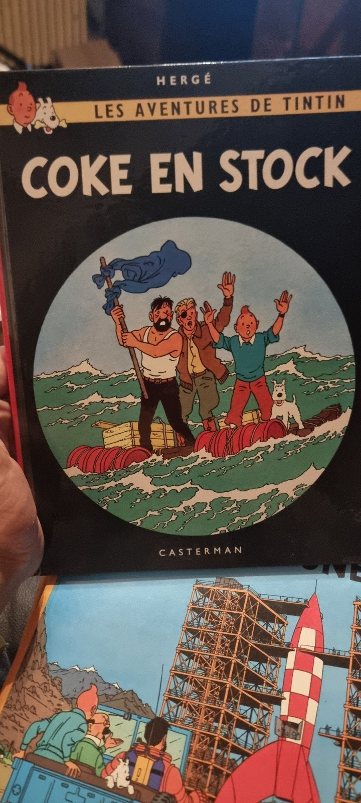 lot de bd : les aventures de tintin (hergé), Enlèvement