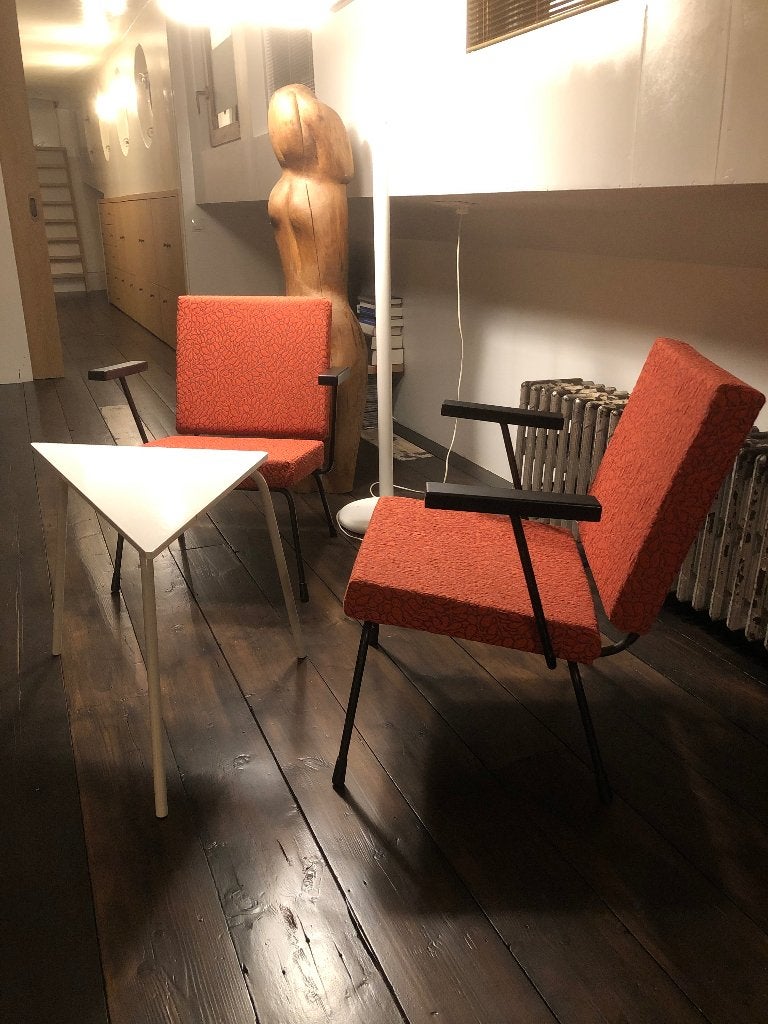 vintage design stoelen 2 stuks, Ophalen, Gebruikt, Twee
