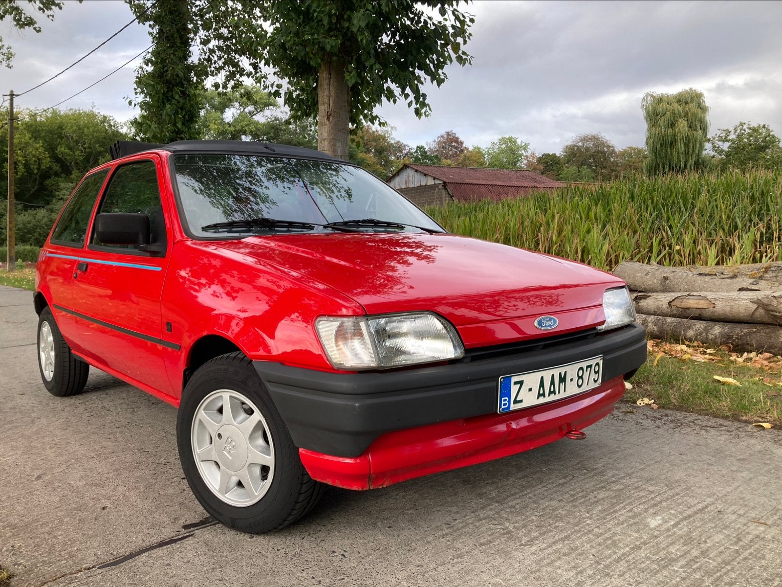 FORD FIESTA CALYPSO // UNIEKE OLDTIMER // GEKEURD, Autos, Achat, Boîte manuelle, Noir, Fiësta