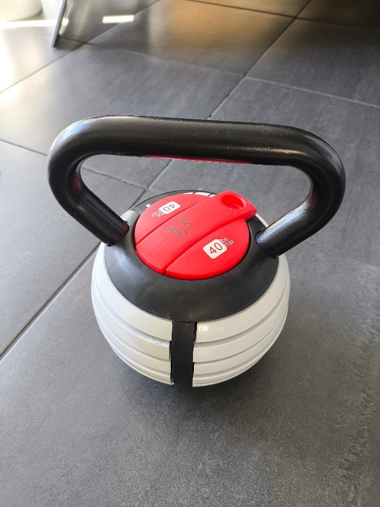 Dumbbeld 18,14 Kg verstelbaar, Sport en Fitness, Ophalen, Zo goed als nieuw, Benen, Halterset