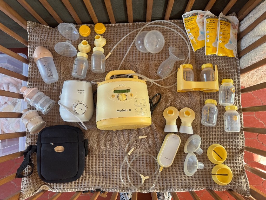 Ensemble de tire-lait Medela Symphony & Freestyle, Enlèvement ou Envoi, Medela, Utilisé, Tire-lait