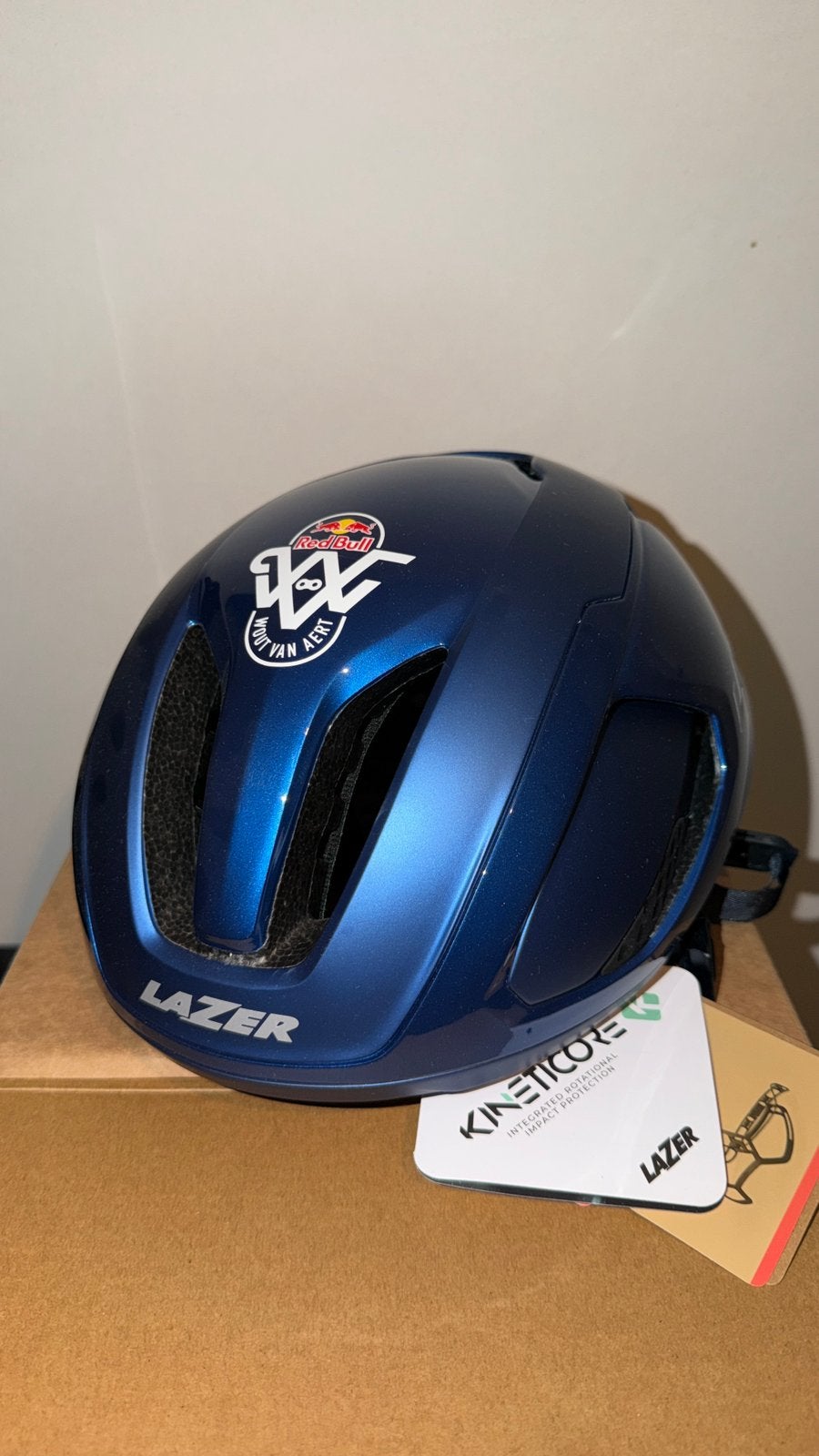Casque de vélo de route Wout van Aert Lazer Vento, Enlèvement ou Envoi, Comme neuf