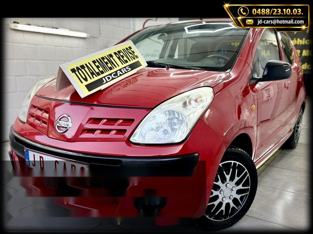 NISSAN PIXO 1.0 ESSENCE 74MKM ‼️GARANTIE 1 AN CTOK‼️, Autos, Rouge, Euro 5, 50 kW, Entreprise