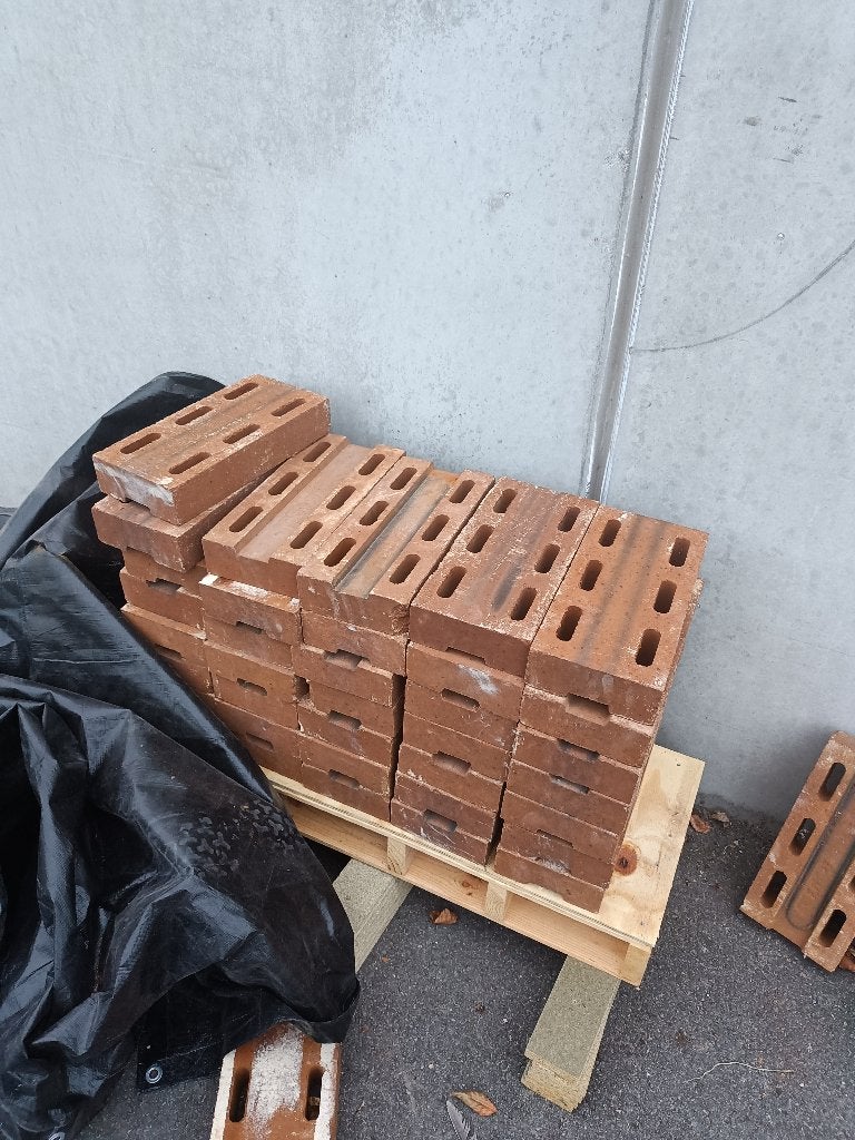 Briques réfractaires, Enlèvement, Utilisé, Briques