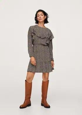 2 jurkjes van Ella Italia en van Mango maat 36, Kleding | Dames, Ophalen of Verzenden, Knielengte, Maat 36 (S), Gedragen