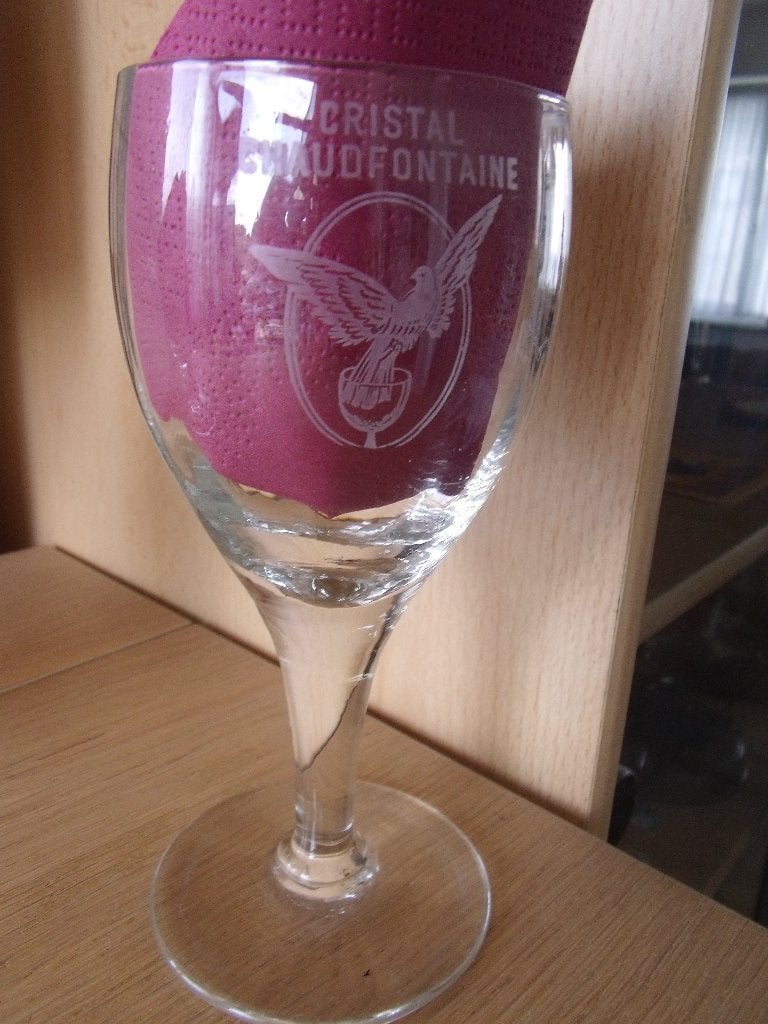 ancien  verre chaudfontaine, Enlèvement, Comme neuf