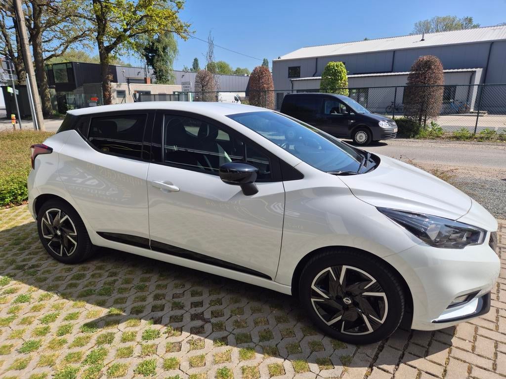 NISSAN MICRA 0.9 N- DESIGN MET GARANTIE in topstaat, Auto's, Voorwielaandrijving, Stof, Euro 6, Wit