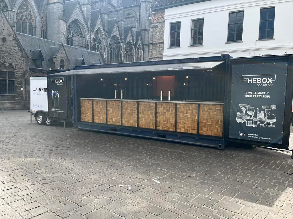 Barcontainer, mobiele bar, foodtruck, Enlèvement ou Envoi