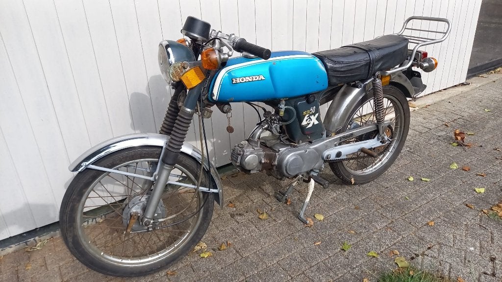 OLDTIMER : ORIGINELE HONDA SS 50 Z van 03/11/1975 - 30500 km, Fietsen en Brommers, Ophalen, Gebruikt, 4 versnellingen, 50 cc