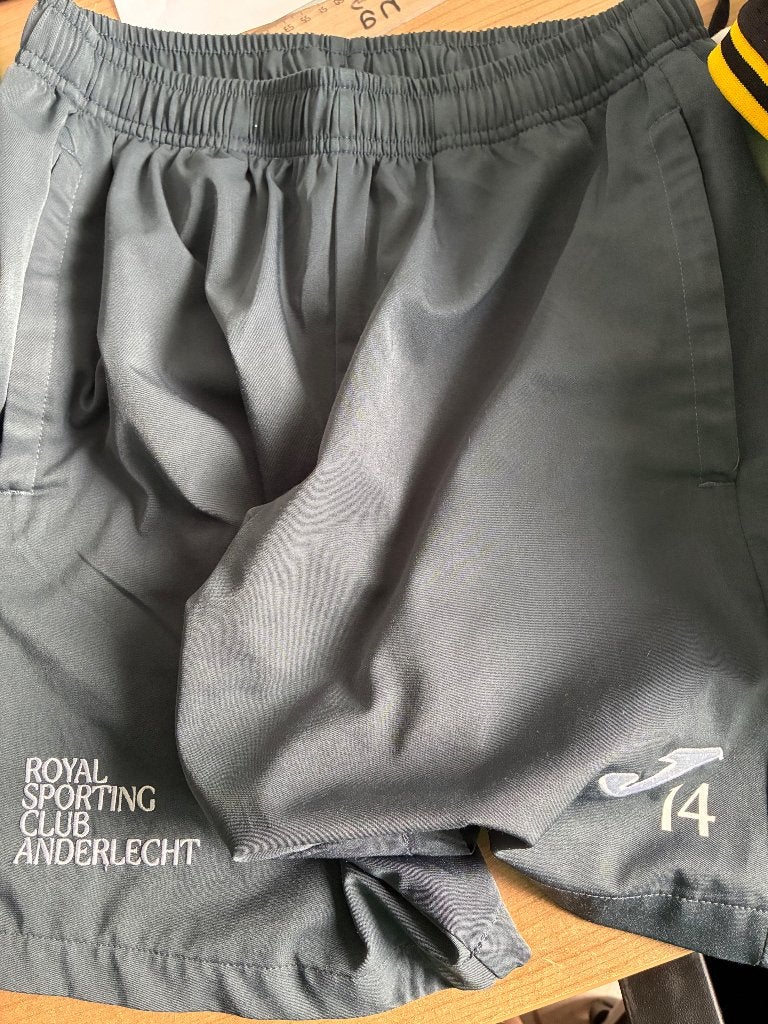 Rsca Anderlecht short nr 14, Verzamelen, Ophalen of Verzenden, Zo goed als nieuw, Shirt