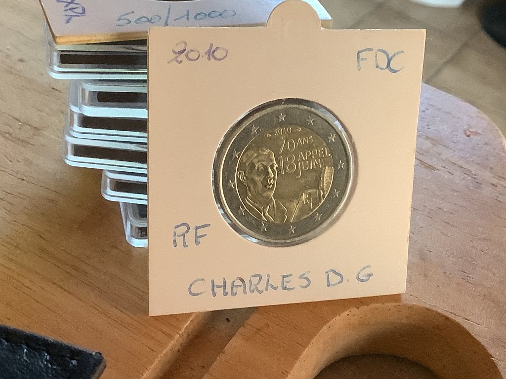 2 Euro 2010 Frankrijk, Timbres & Monnaies, Enlèvement ou Envoi, France, 2 euros, Monnaie en vrac