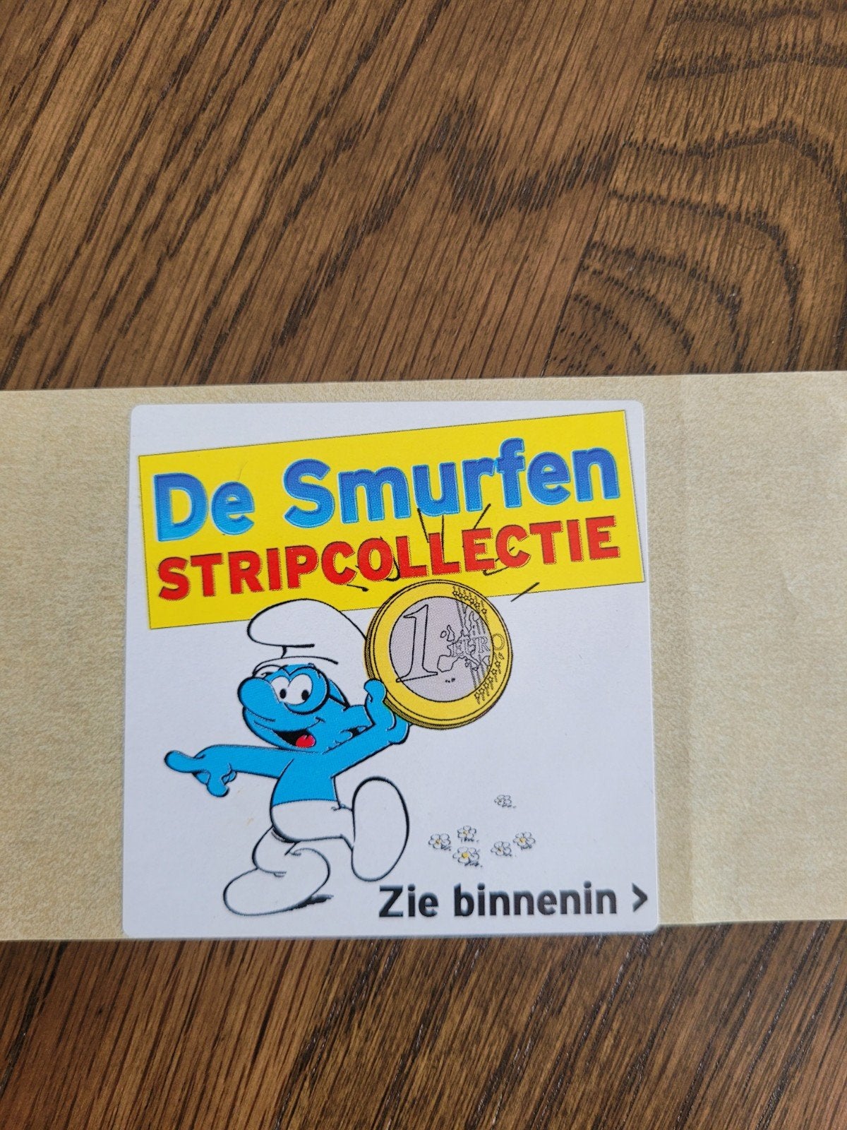 oude sticker de smurfen, Ophalen of Verzenden