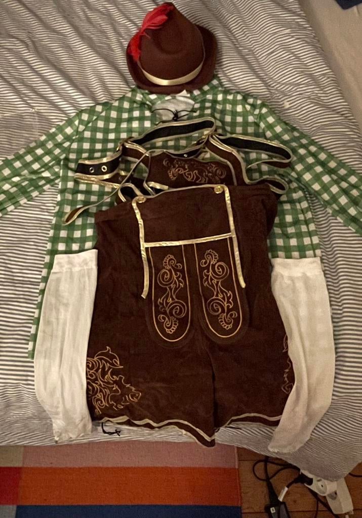Costume bavarois pour homme | Taille M, Ophalen, Zo goed als nieuw