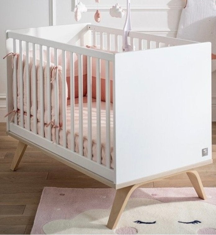 Lit bébé Sauthon + matelas aerosleep, Enfants & Bébés, Lit