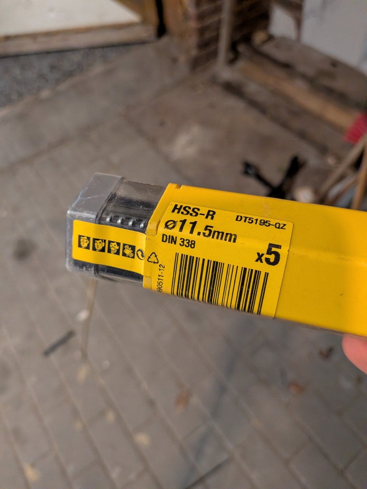 hss-r 11.5mm boren. 5 stuks. nieuw, Doe-het-zelf en Bouw, Steigers, Ophalen, Nieuw