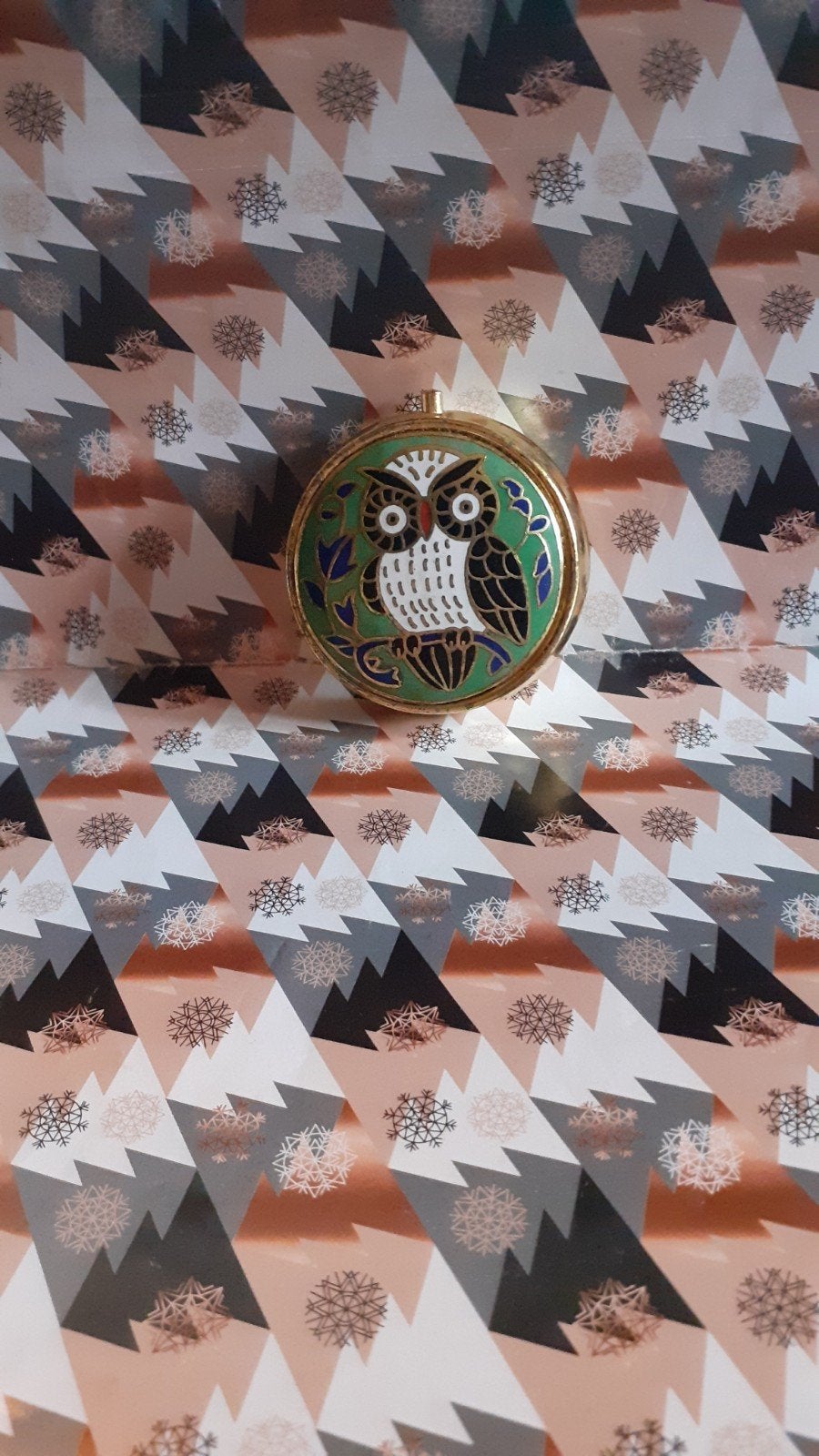 pilulier boite a medicament de sac decor hibou, Enlèvement ou Envoi, Utilisé