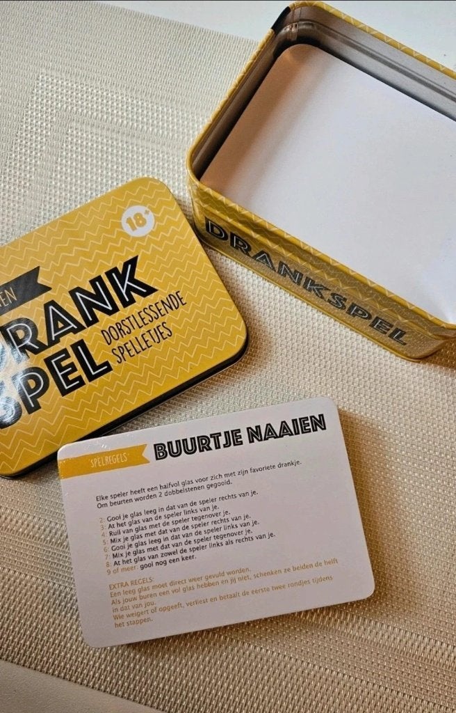 18 + | drankspel | 50 kaarten | weekend fun, Hobby en Vrije tijd, Ophalen of Verzenden, Nieuw