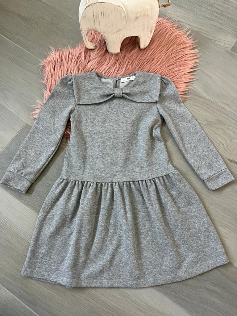 Grijs jurkje, Kinderen en Baby's, Kinderkleding | Maat 122, Ophalen of Verzenden, Zo goed als nieuw