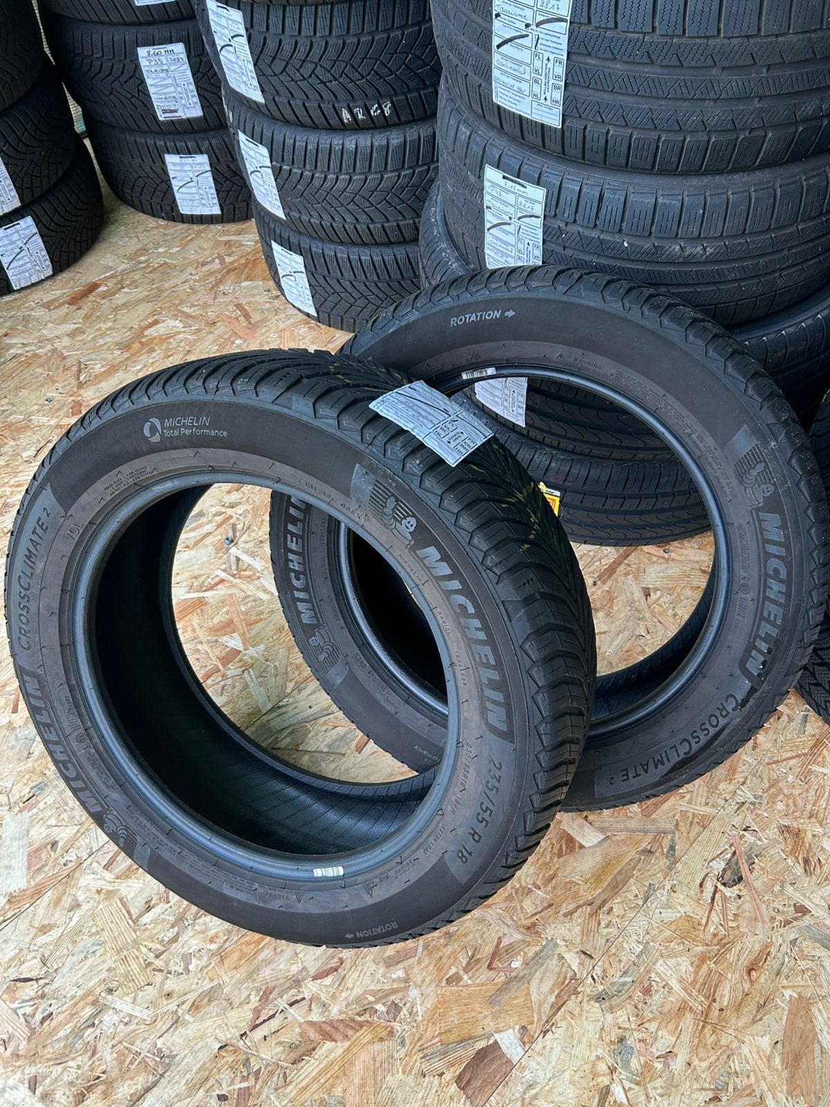 2 pneus 4 seasons Michelin crossclimate 2 , 235/55/18.104H, Autos : Pièces & Accessoires, 4 Saisons, Véhicule de tourisme, Enlèvement