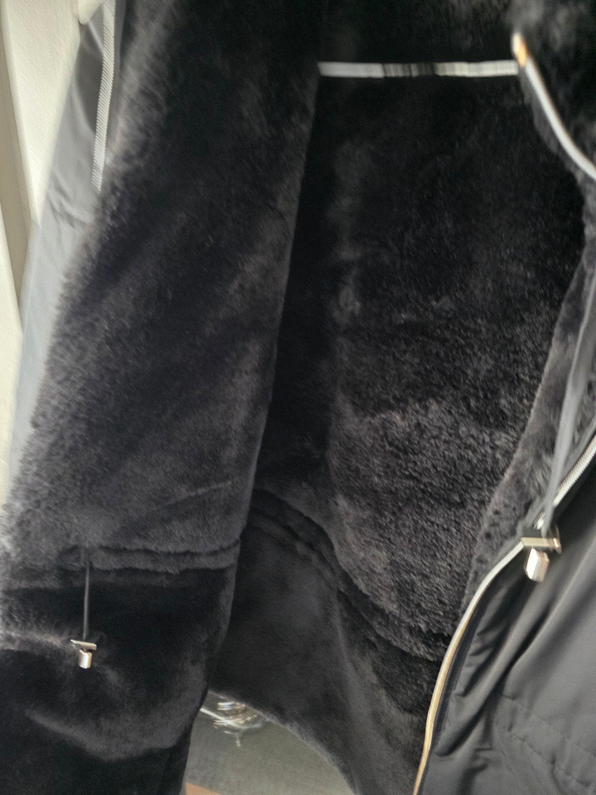 Veste Hiver réversible Geox, Kleding | Dames, Zwart, Maat 42/44 (L), Zo goed als nieuw, Ophalen