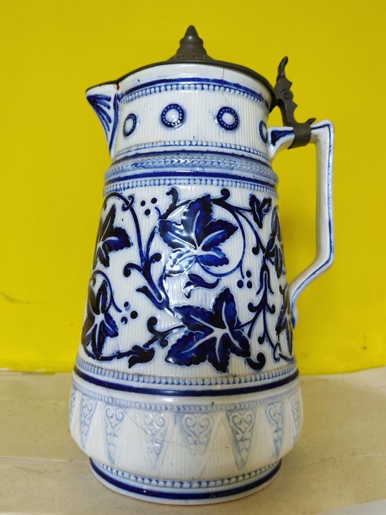 decoratieve “bierkan” van keramiek, Antiek en Kunst, Ophalen