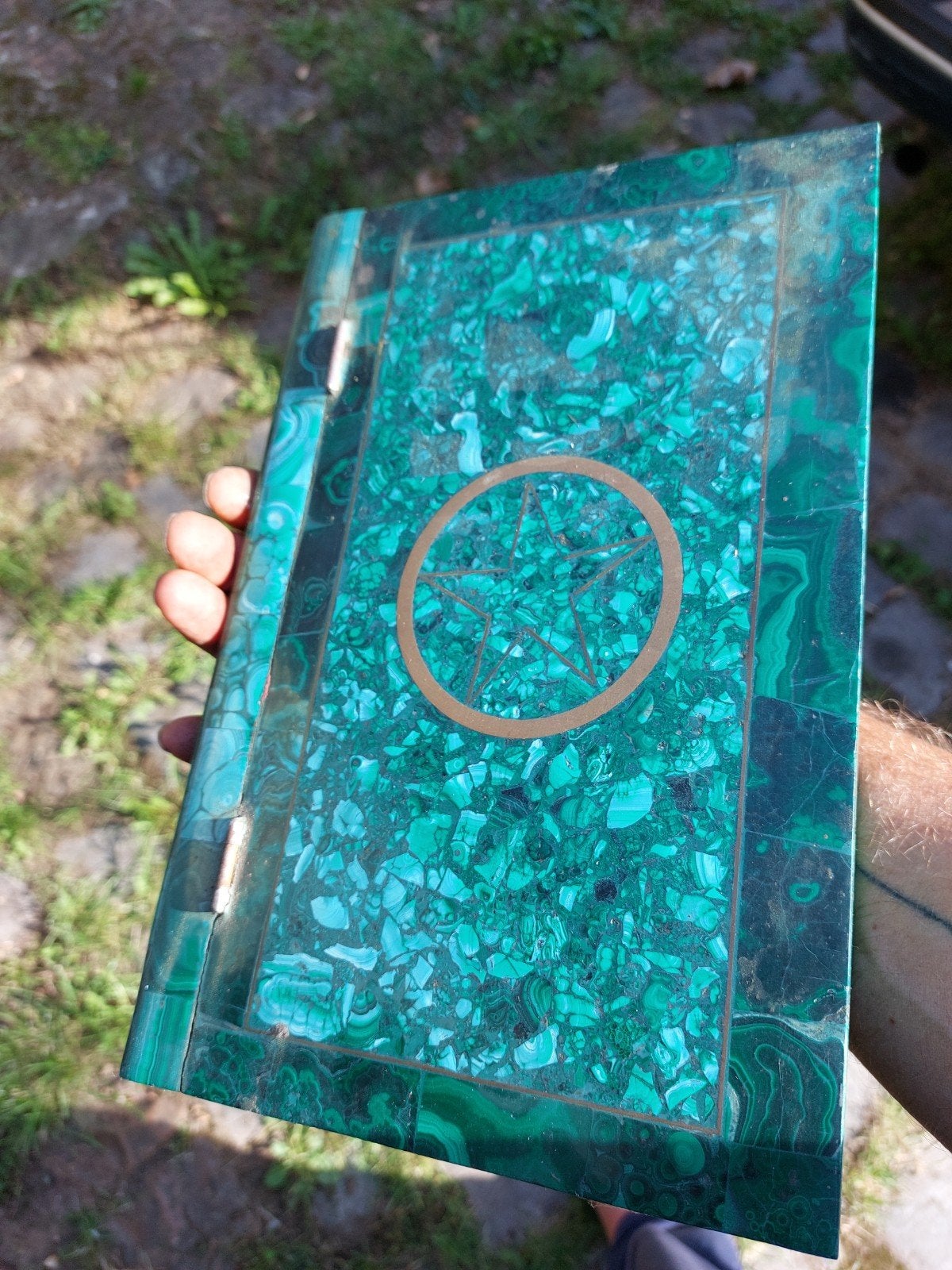 Stenen en mineralen. Malachiet, Huis en Inrichting, Ophalen