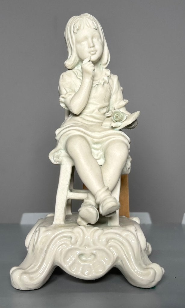 Vintage Italiaans Porseleinen Beeldje – Ditta Ronchi (17 cm), Antiek en Kunst, Kunst | Beelden en Houtsnijwerken, Ophalen, Minder dan 20 cm