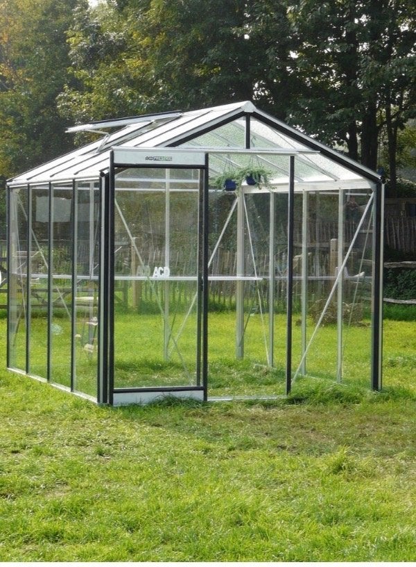 Aluminium serre, Tuin en Terras, Kassen, Gebruikt, Kweekkas, Aluminium, Glas, Ophalen