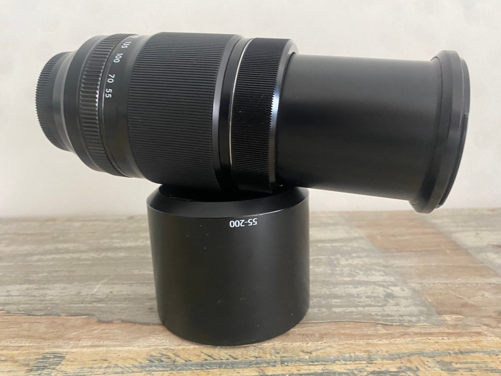 Fuji fujifilm 55-200, Audio, Tv en Foto, Fujifilm, Zoom, Zo goed als nieuw, 55 mm