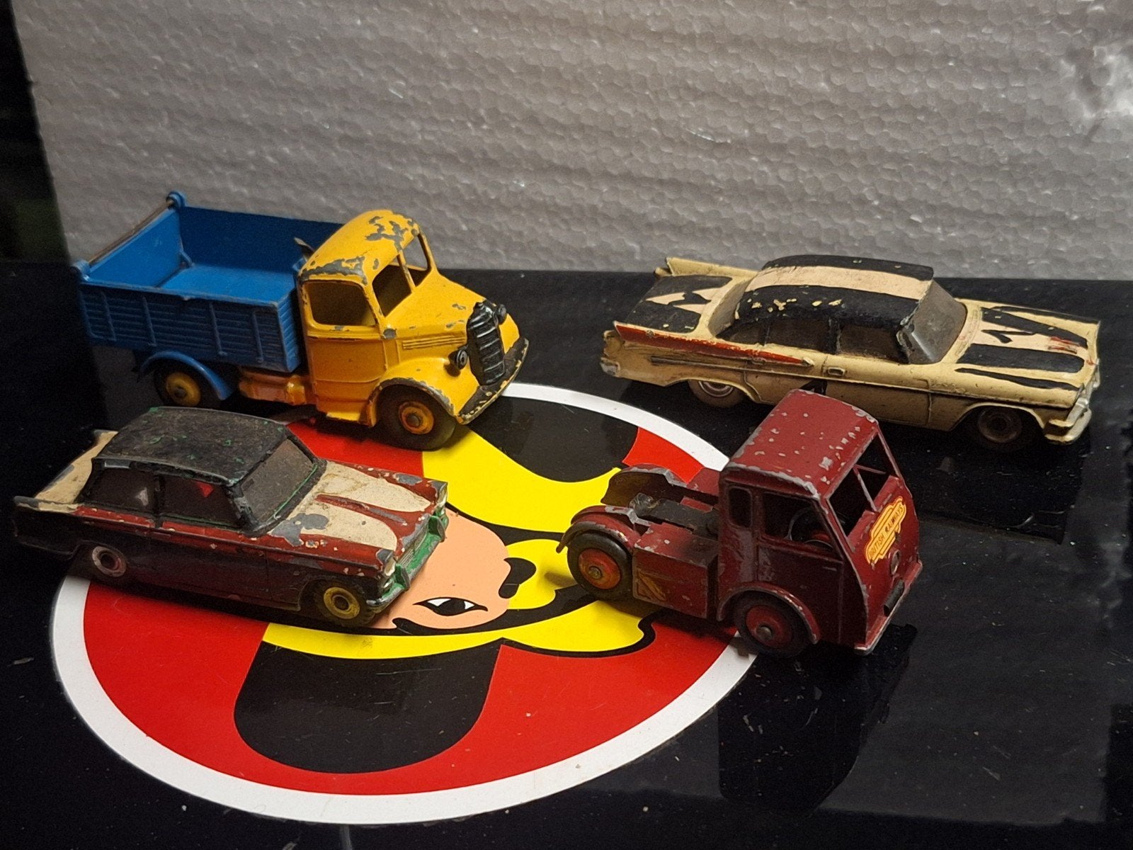 lot 4 dinky toys ancienne england, Collections, Enlèvement ou Envoi