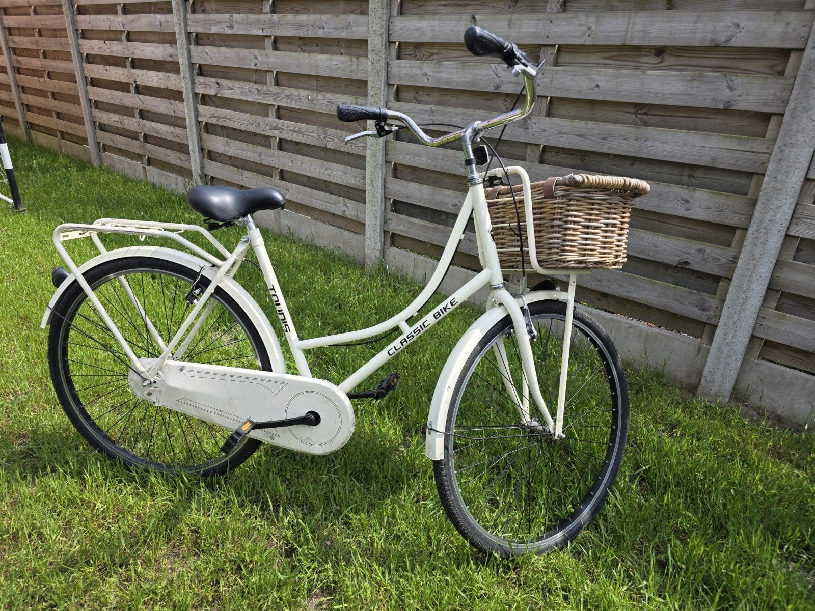 Beige omafiets 28inch, Fietsen en Brommers, Ophalen