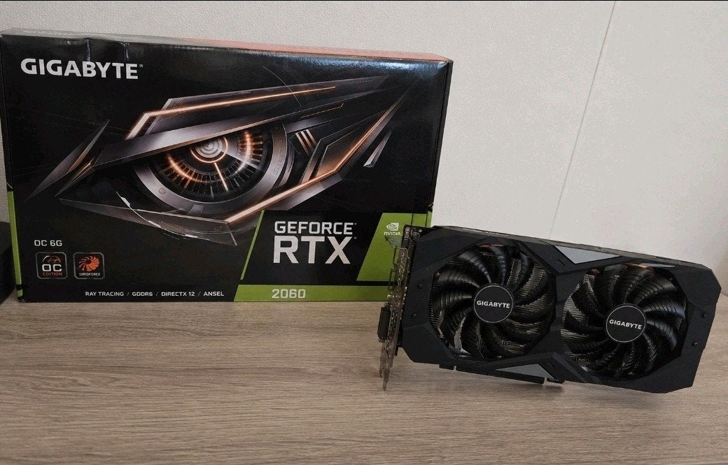 Carte graphique Gigabyte GeForce RTX 2060, Informatique & Logiciels, Cartes vidéo, Enlèvement, Comme neuf, Nvidia