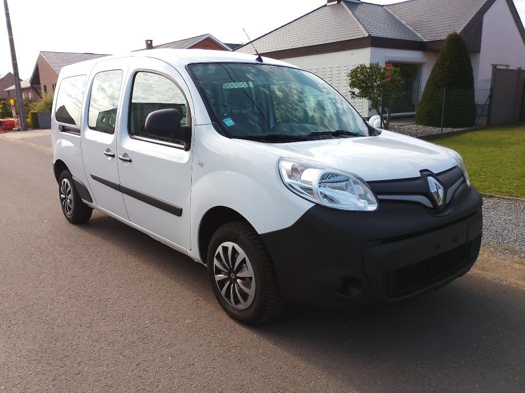 Renault kangoo 2021  6 vittes Dubbele schuifdeur Perfect.st, Auto's, Renault, Voorwielaandrijving, 75 kW, Stof, Euro 6