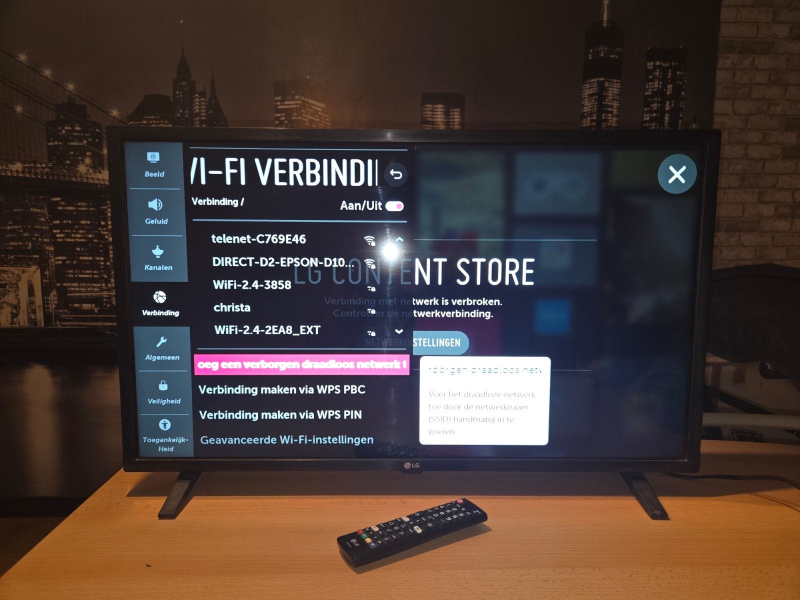LG 32 inch Full HD Smart TV, Ophalen, Zo goed als nieuw, LG, Smart TV