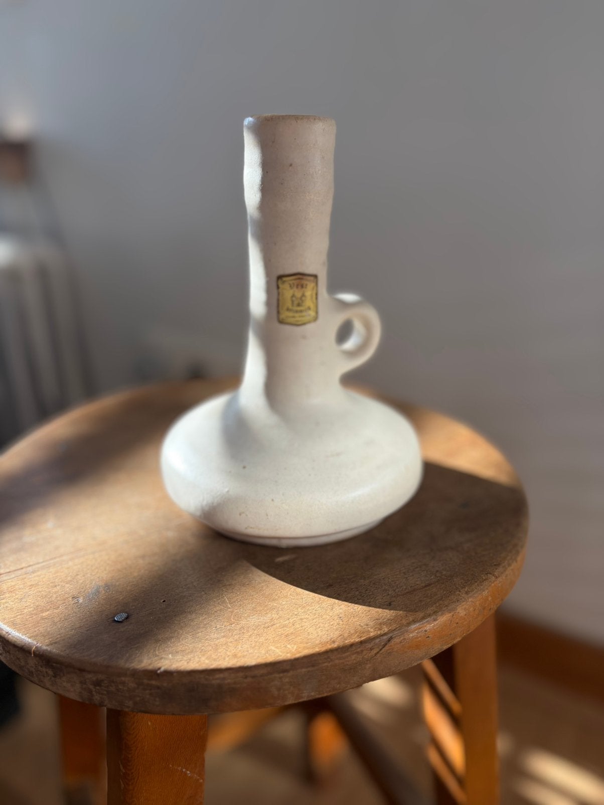 keramieken kandelaar Vest uit Gouda., Ophalen of Verzenden, Keramiek of Aardewerk