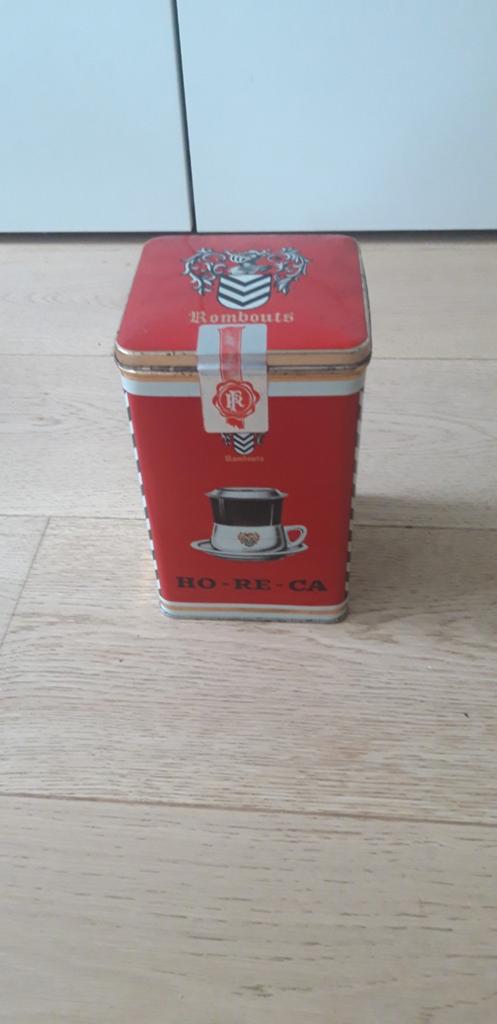 Vintage koffieblik Rombouts, Collections, Boîte en métal, Enlèvement