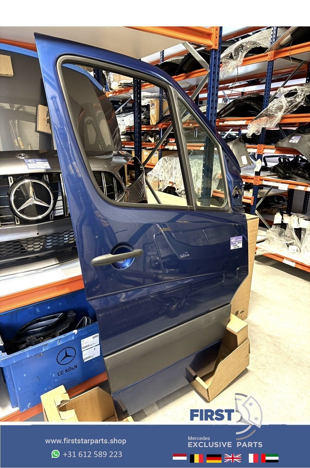 W906 SPRINTER DEUR RECHTS VOOR COMPLEET PORTIER RECHTSVOOR A, Utilisé, Porte, Avant, -