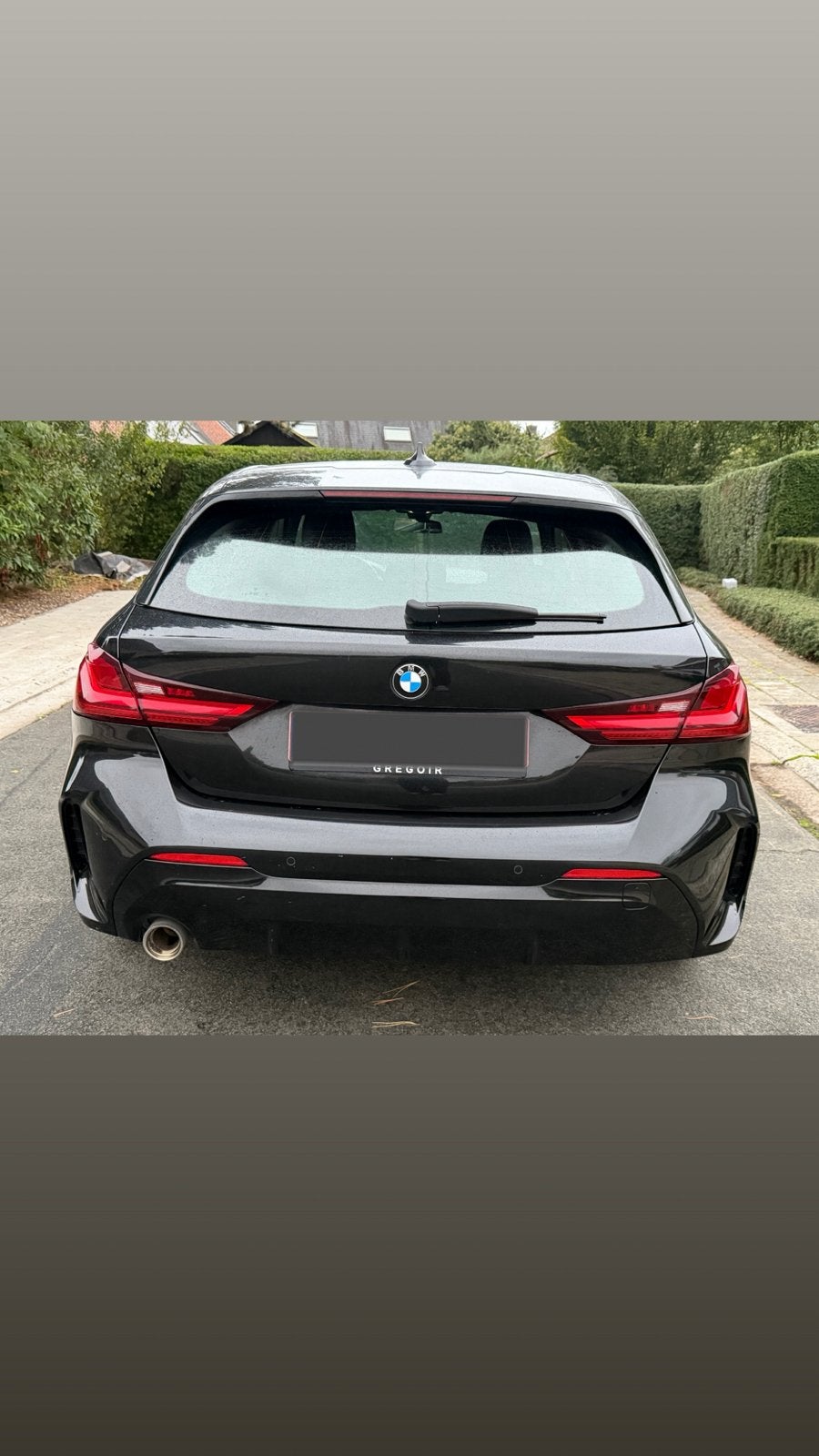 BMW118i M Packet, Auto's, 1 Reeks, Leder en Stof, Zwart, Berline