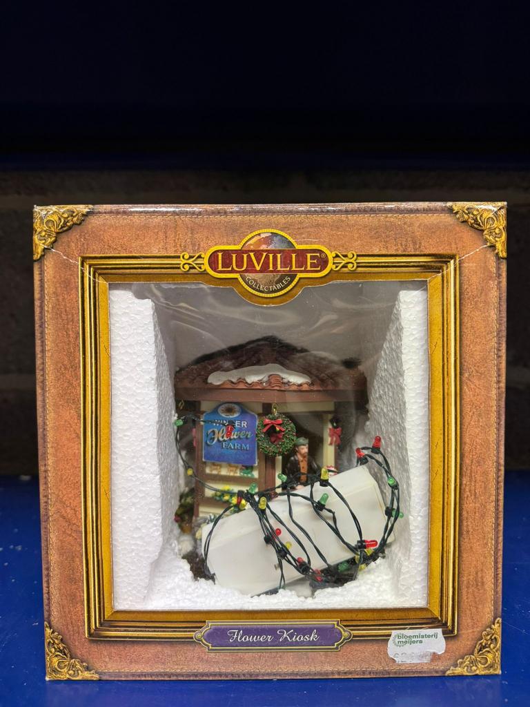 Luville Collectables Flower Kiosk kersthuisdecoratiecompleet, Ophalen, Zo goed als nieuw