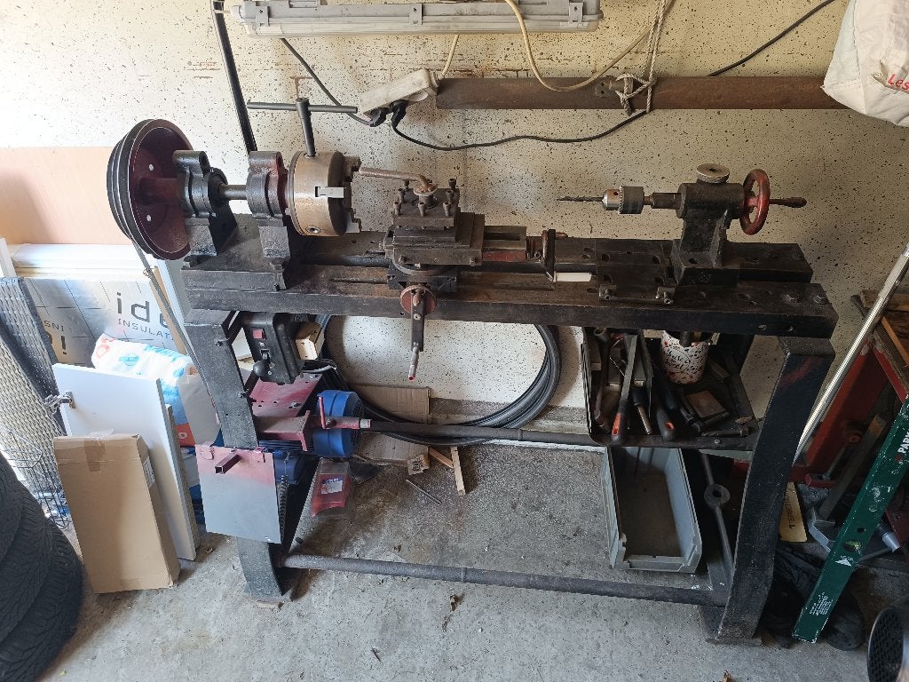 Draaibank voor metaalbewerking, Bricolage & Construction, Tours, Enlèvement, Utilisé, Tour à métaux, Moins de 500 mm
