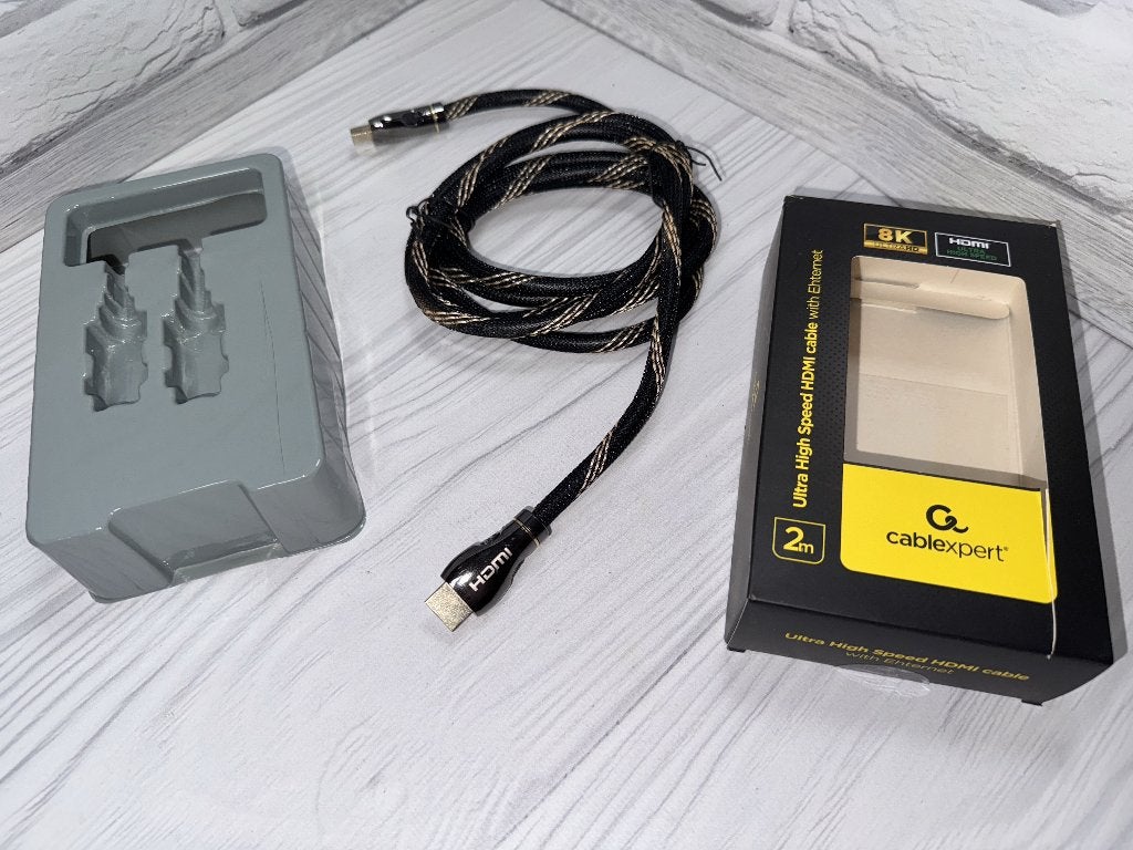 High-speed HDMI-kabel met Ethernet, 8K-serie, 2m, Audio, Tv en Foto, Audiokabels en Televisiekabels, Verzenden, Zo goed als nieuw