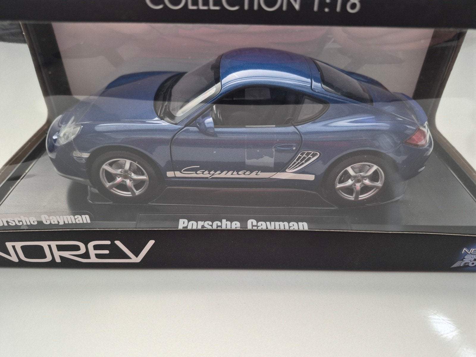 Porsche Cayman NOREV 1/18 (187602), Enlèvement ou Envoi, Neuf, Voiture, Norev
