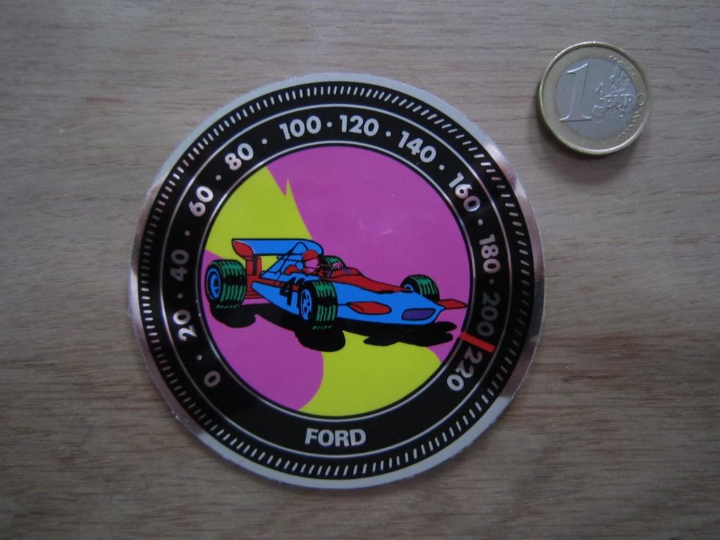 Retro/vintage sticker - Autosport Ford, Ophalen of Verzenden, Zo goed als nieuw, Sport