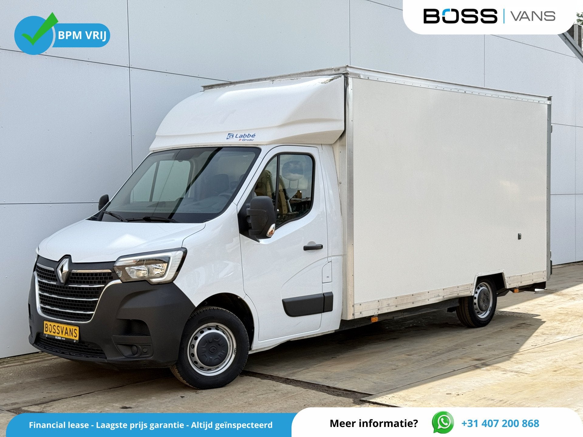 Renault Master Plancher T35 2.0 DCi 145PK Lowliner Bakwagen, Gebruikt, 4 cilinders, 1850 kg, Renault
